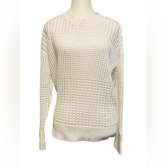 HAVEN ORGANIC COTTON TEXTURE BLOCK SWEATER - Picture 1 of 5